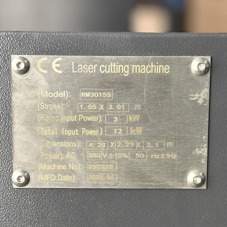 Лазерный станок с ЧПУ RM 3015S